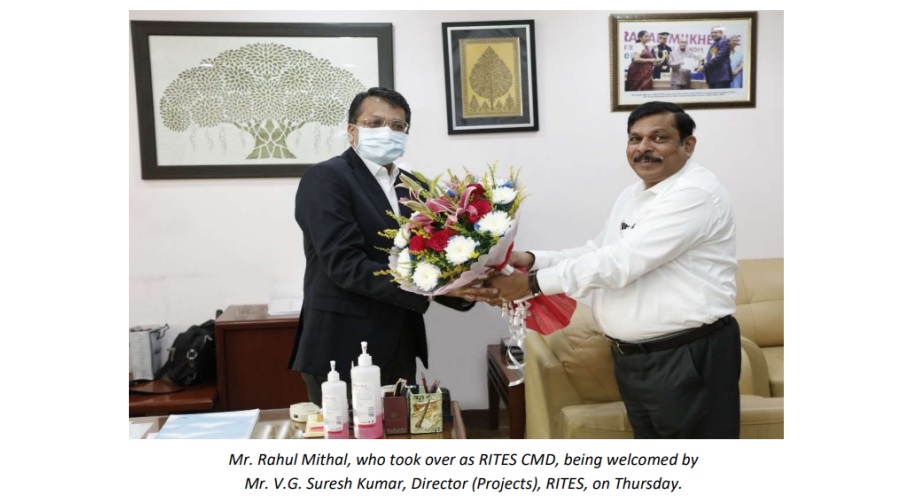 Rahul Mithal takes over as CMD, RITES Ltd